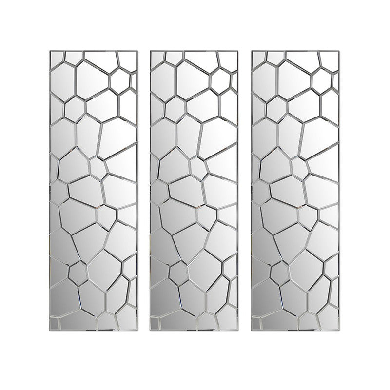 Isere Modern Patterned Mirror - Clear