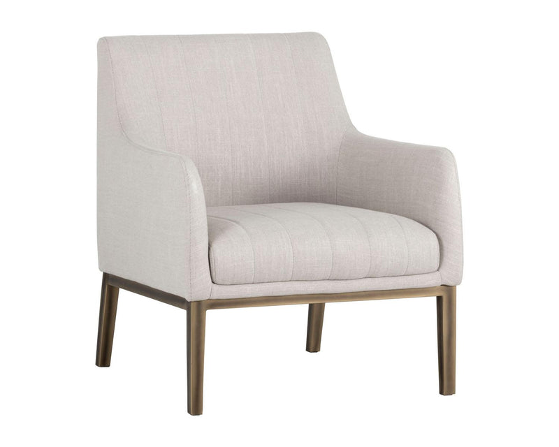 Tarana Lounge Chair - Beige Linen