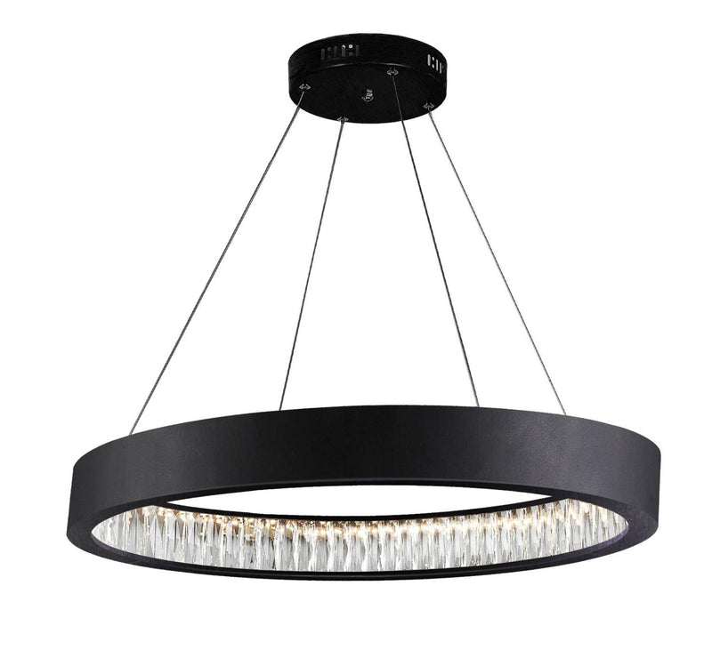 Rosalina LED Chandelier - Matte Black Finish