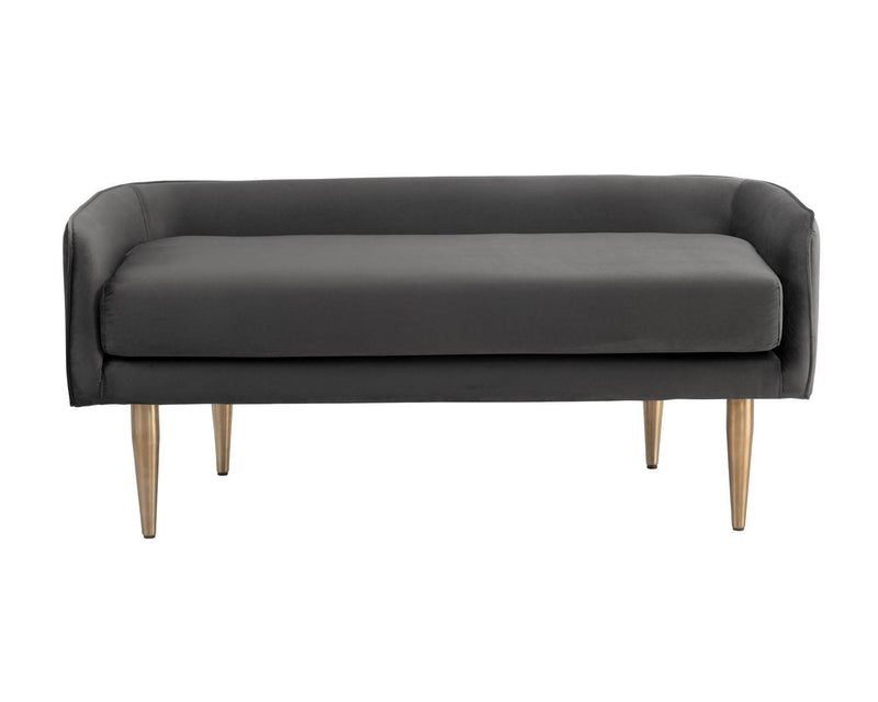 Scido Bench - Grey/Champagne Gold