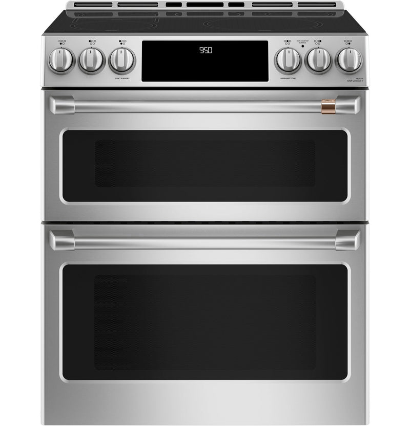 Café Slide-In Double Oven Electric Range with Convection - CCHS950P2MS1