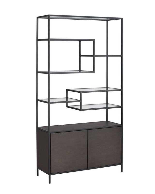 Lanka Bookcase - Grey Oak