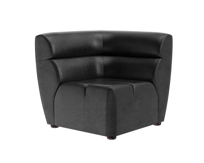 Galilei Corner Chair - Black/Brown