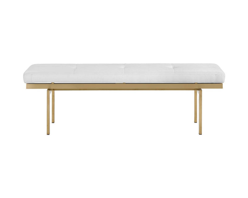 Louis Bench - Snow/Gold
