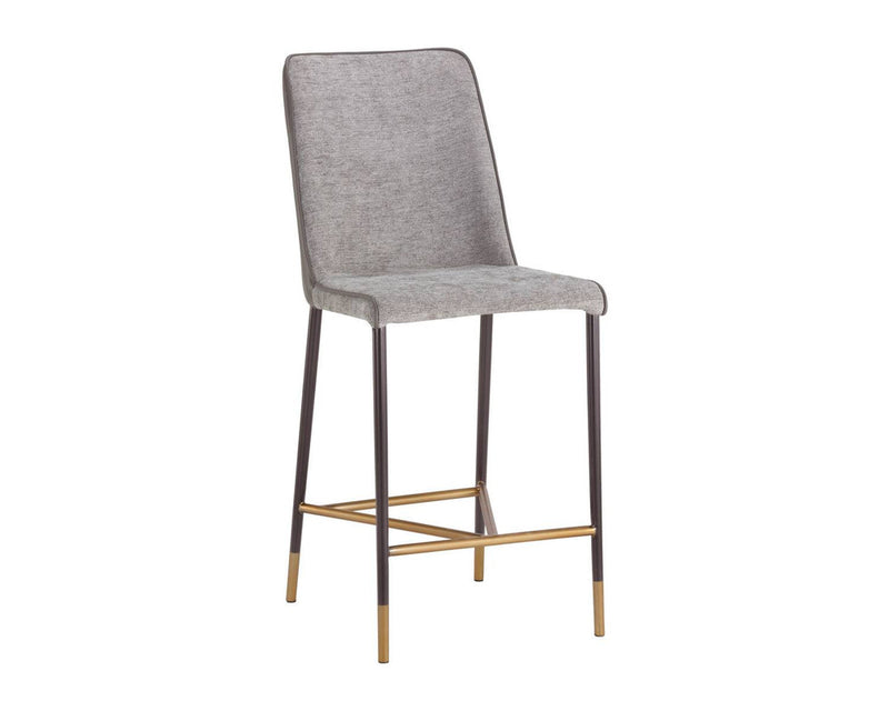 Volta Counter Height Stool - Grey/Taupe