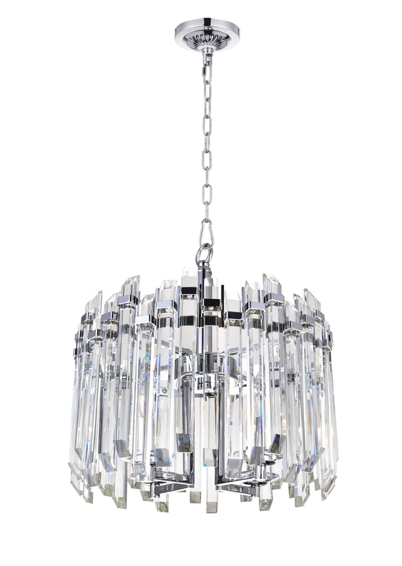 Henrietta 4 Light Chandelier - Chrome