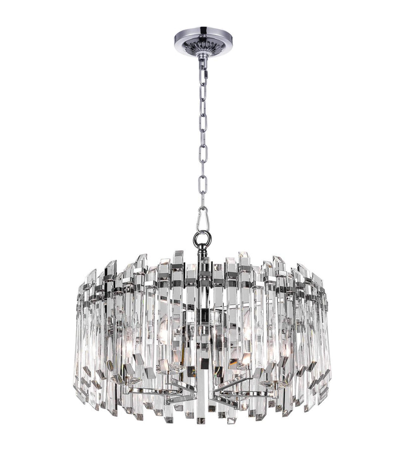 Henrietta 6 Light Chandelier - Chrome