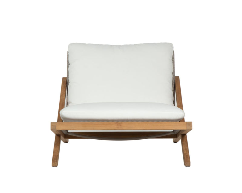 Andulo Teak Outdoor Accent Chair - Natural