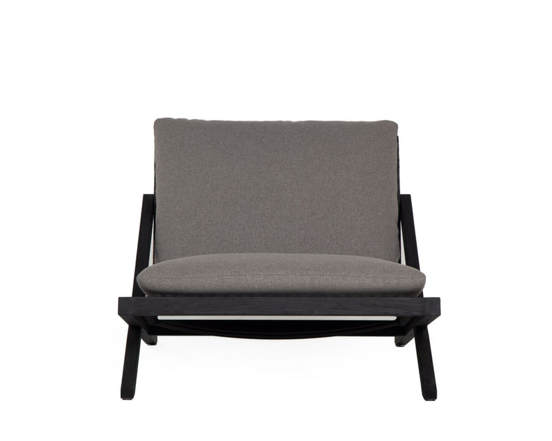 Andulo Teak Outdoor Accent Chair - Grey