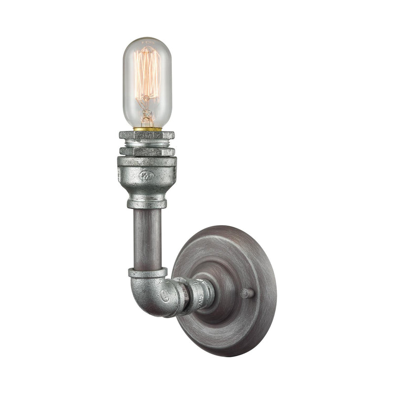 Patti 1 Light Vanity Light - Weathered Zinc