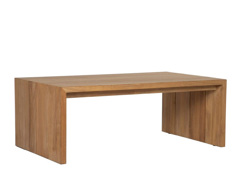 Zetto II Teak Wood Outdoor Coffee Table - Natural