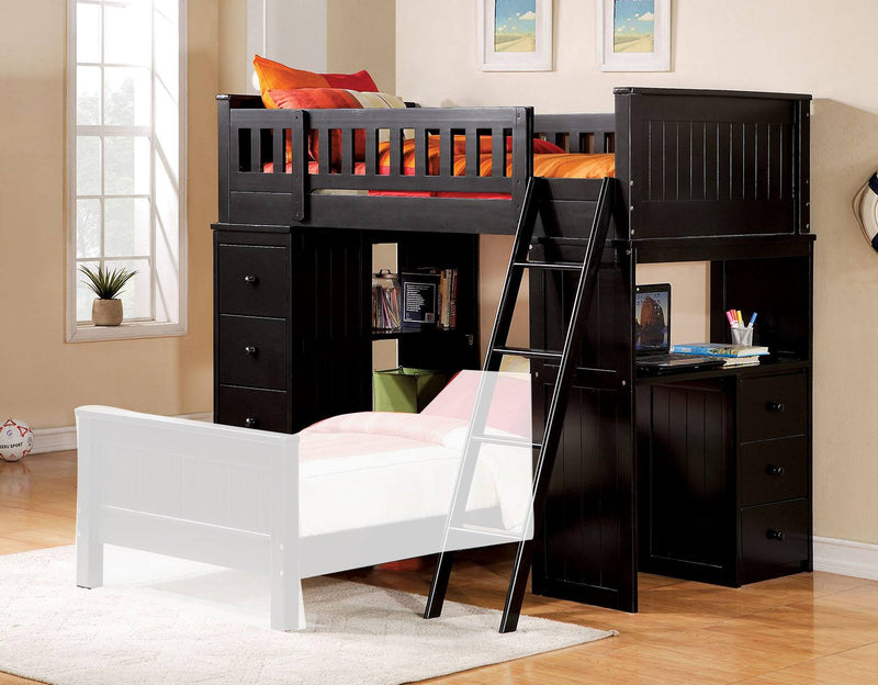 Weald Twin Loft Bed - Black