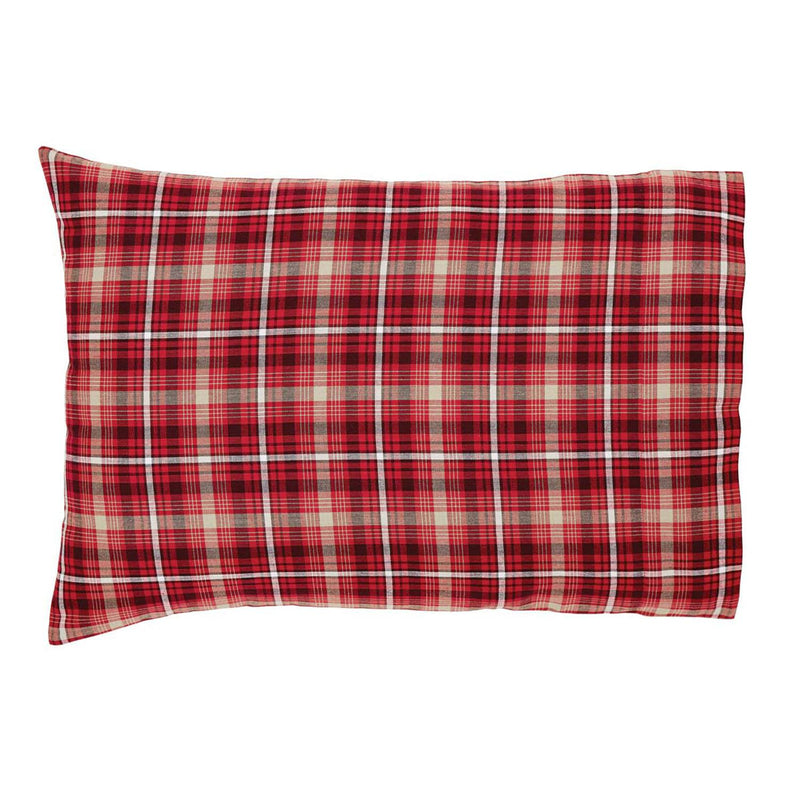 Payette Standard Pillow Case - Red - Set of 2