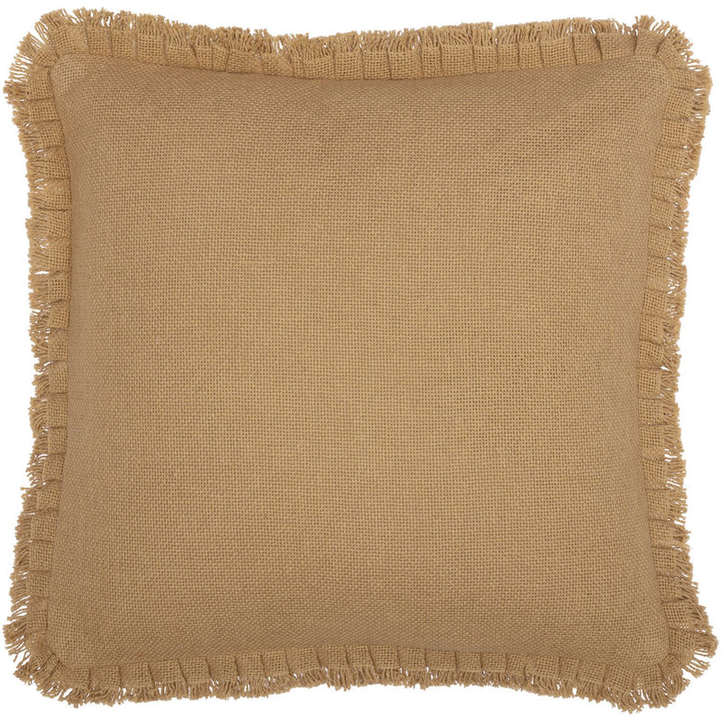 Athol 18 x 18 Ruffled Pillow - Natural