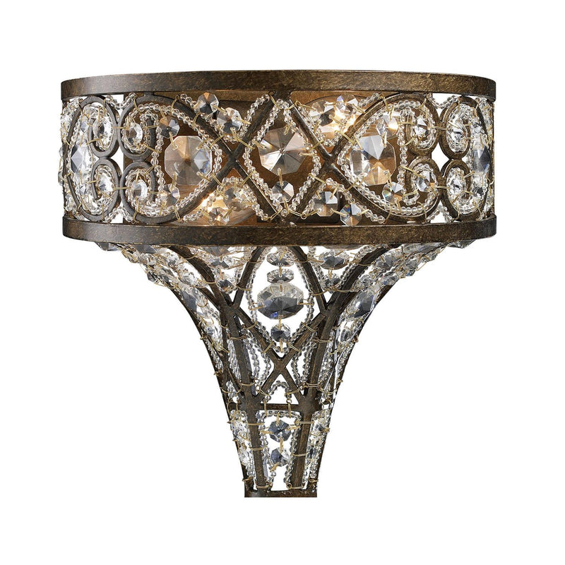 Valois 2 Light Sconce - Antique Bronze