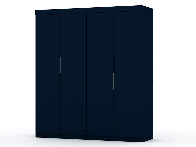 Oulu 2-Piece Modular Wardrobe - Midnight Blue