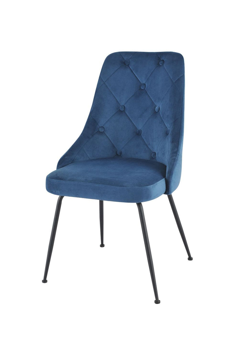 Mavis Side Chair - Blue/Black