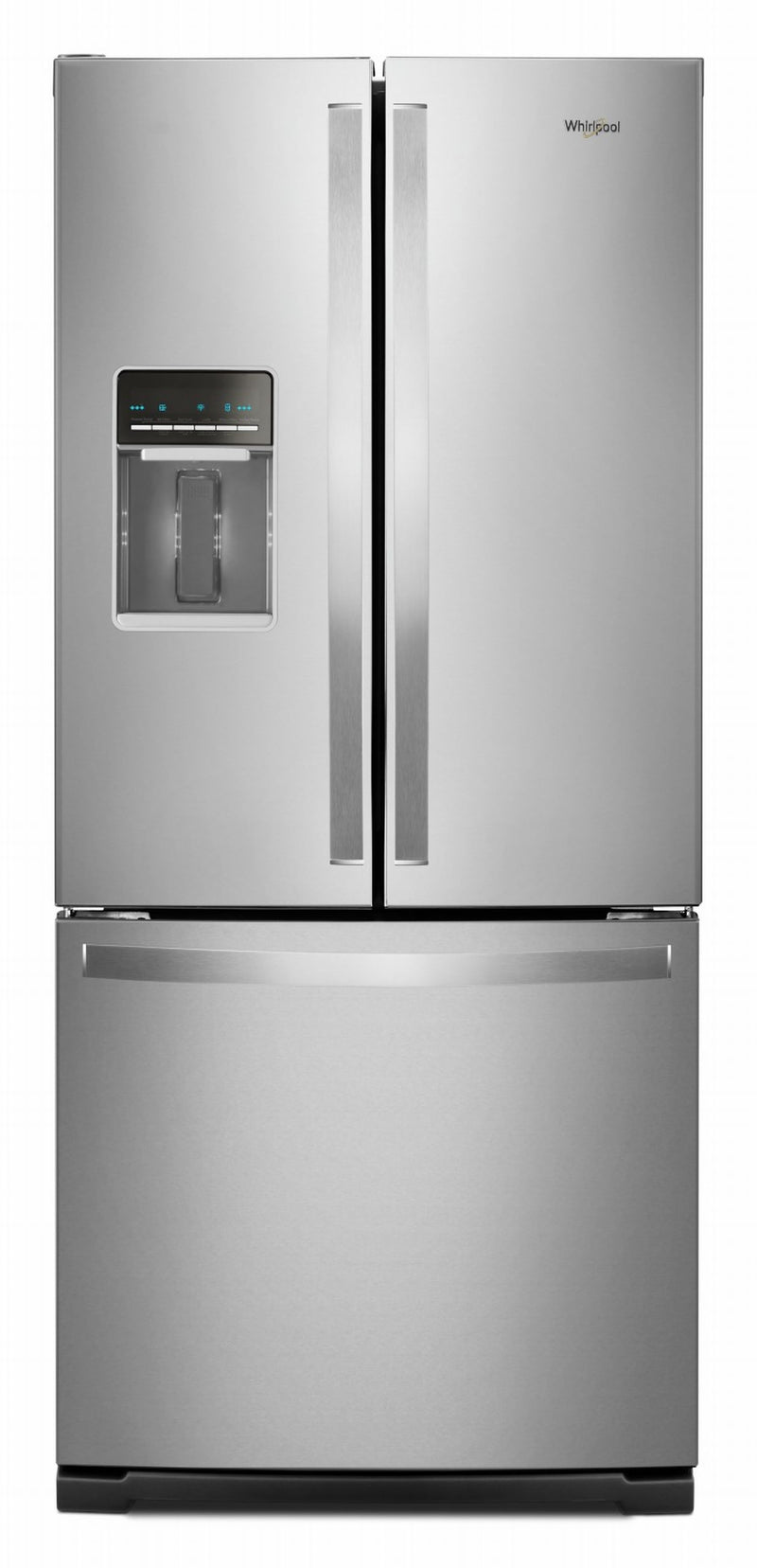 Whirlpool Fingerprint Resistant Stainless Steel Finish French Door Refrigerator (20 Cu. Ft.) - WRF560SEHZ