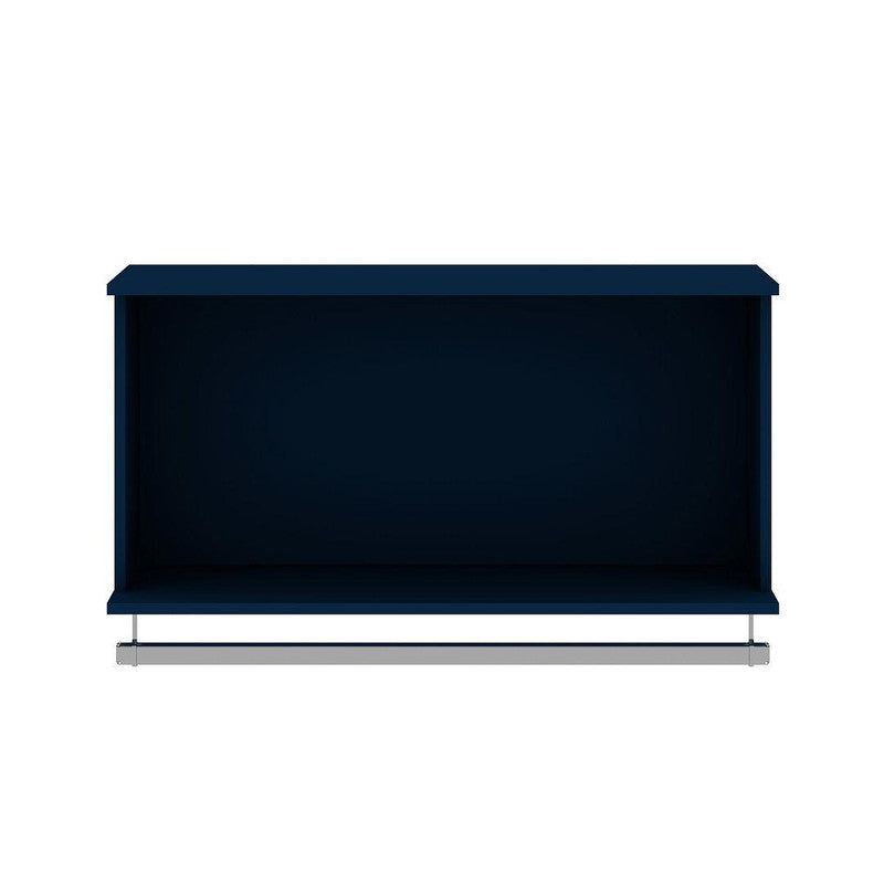 Nuuk 35" Floating Hanging Closet - Midnight Blue