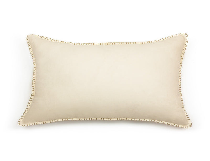 Roosdaal Linen King Sham - Ivory