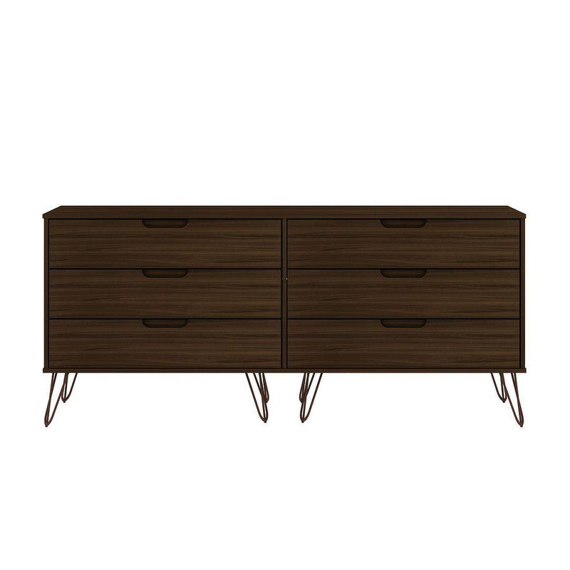 Nuuk 6-Drawer Double Dresser - Brown