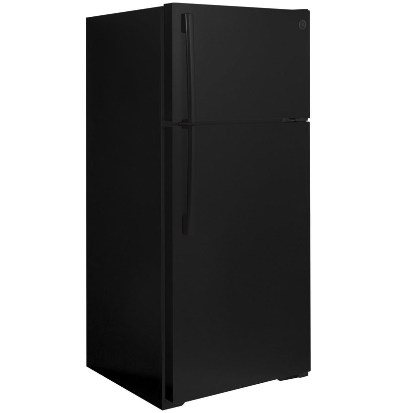 GE Black Top Mount Refrigerator (16.6 Cu.Ft.) - GTE17GTNRBB