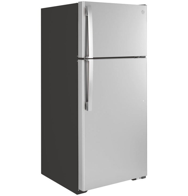 GE Stainless Steel Top Mount Refrigerator (16.6 Cu.Ft) - GTE17GSNRSS