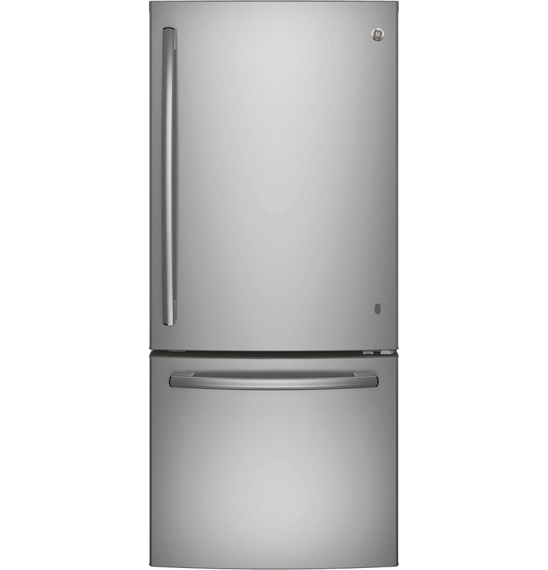 GE Fingerprint Resistant Stainless 30" Bottom-Mount Refrigerator (20.9 cu ft)- GDE21DYRKFS