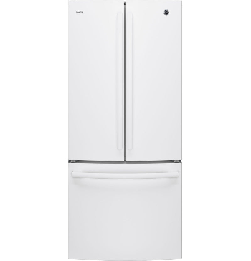 GE Profile Series White French Door Refrigerator (20.8 Cu. Ft) - PNE21NGLKWW