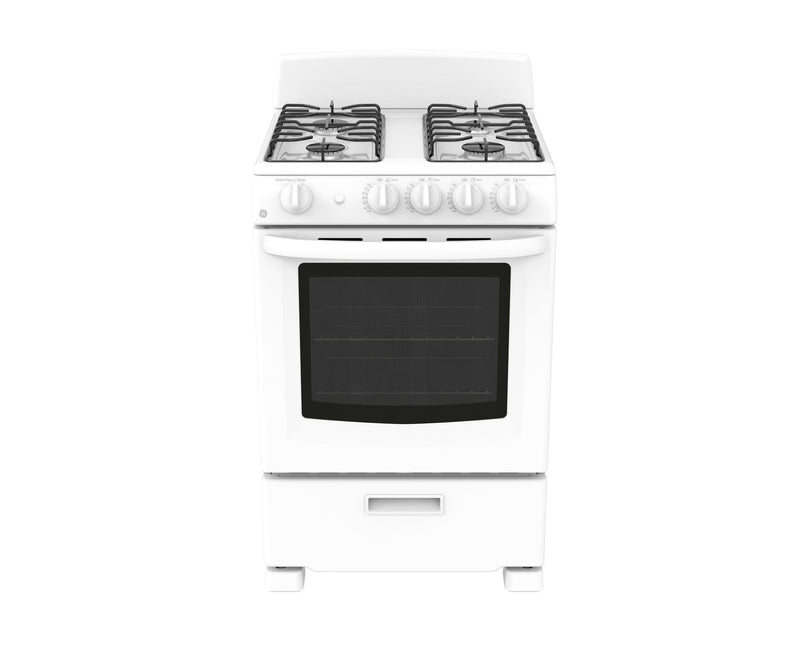 GE 24" White Freestanding Gas Range (2.9 Cu. Ft.) - JCGAS300DMWW