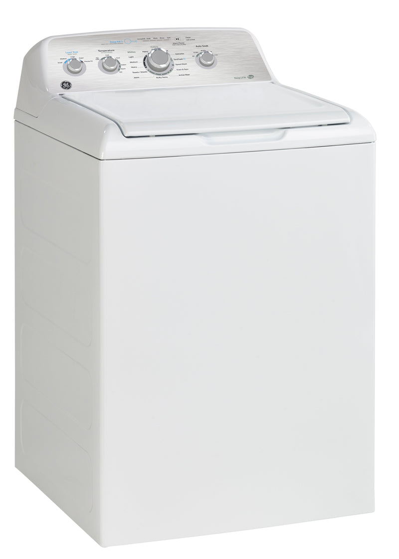 GE White Top-Load Washer (4.9 Cu. Ft.) - GTW451BMRWS