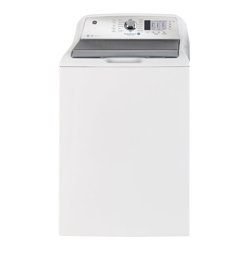 GE White Top-Load Washer with SaniFresh (5.2 Cu. Ft.) - GTW685BMRWS