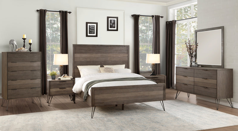 Remy 6-Piece Queen Bedroom Set - Grey