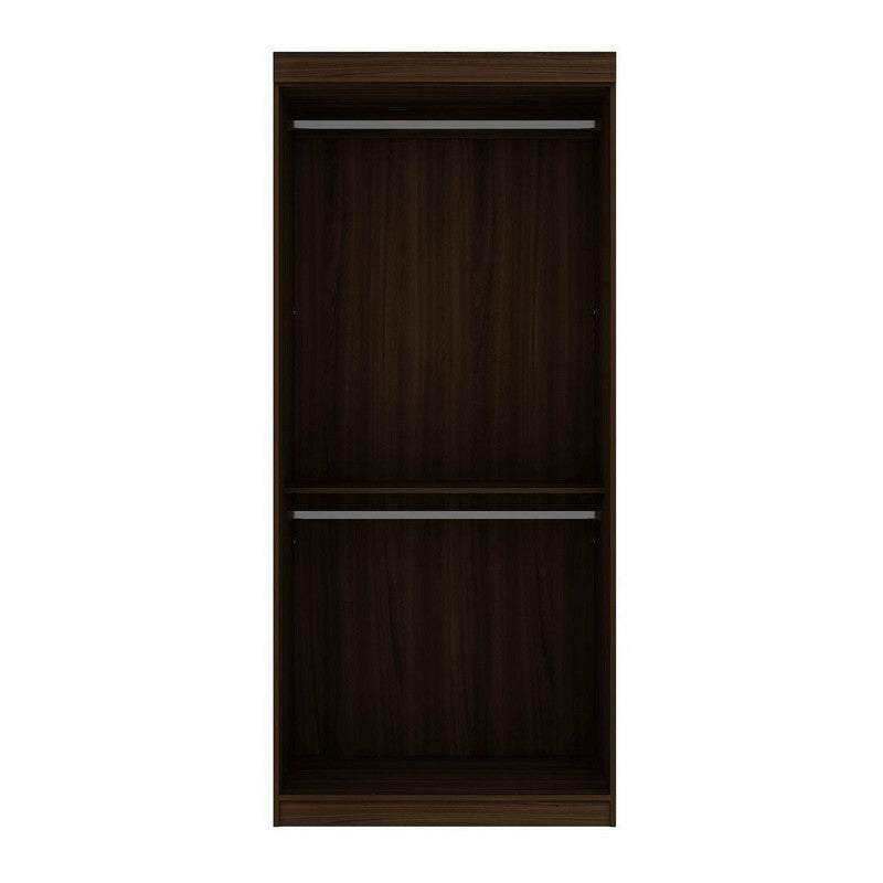 Oulu 36" Open Hanging Wardrobe - Brown