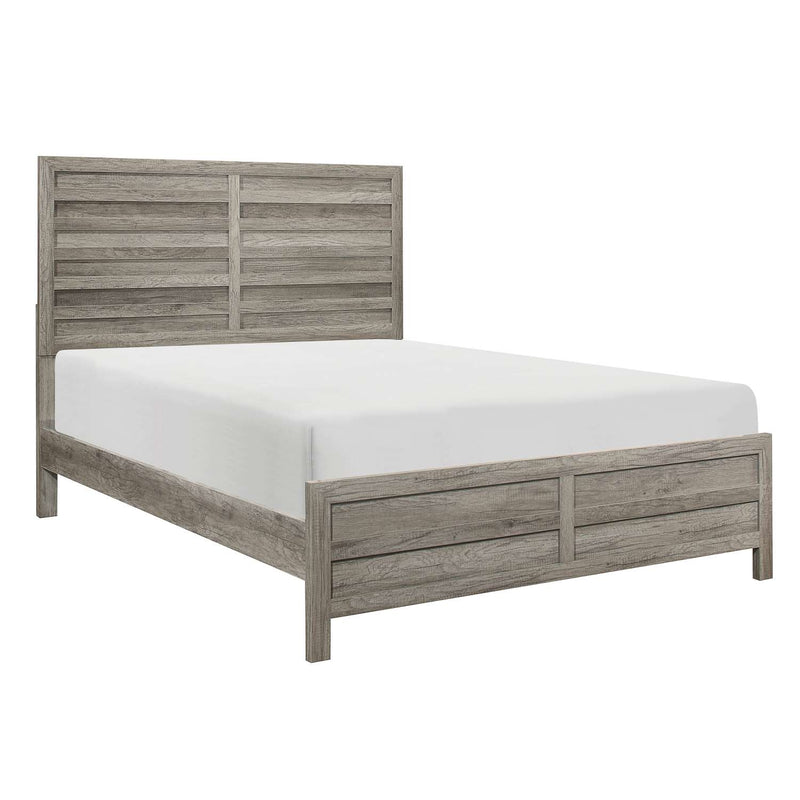 Khalsa 6-Piece Full Bedroom Set - Weathered Grey