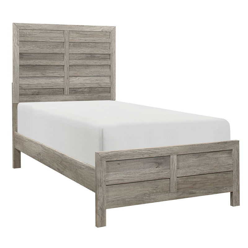 Khalsa Twin Bed - Weathered Grey