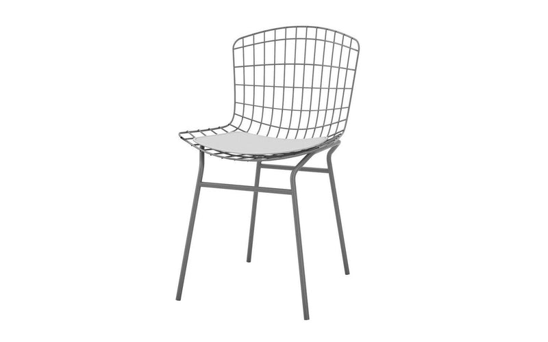 Venlo Chair - Charcoal Grey/White