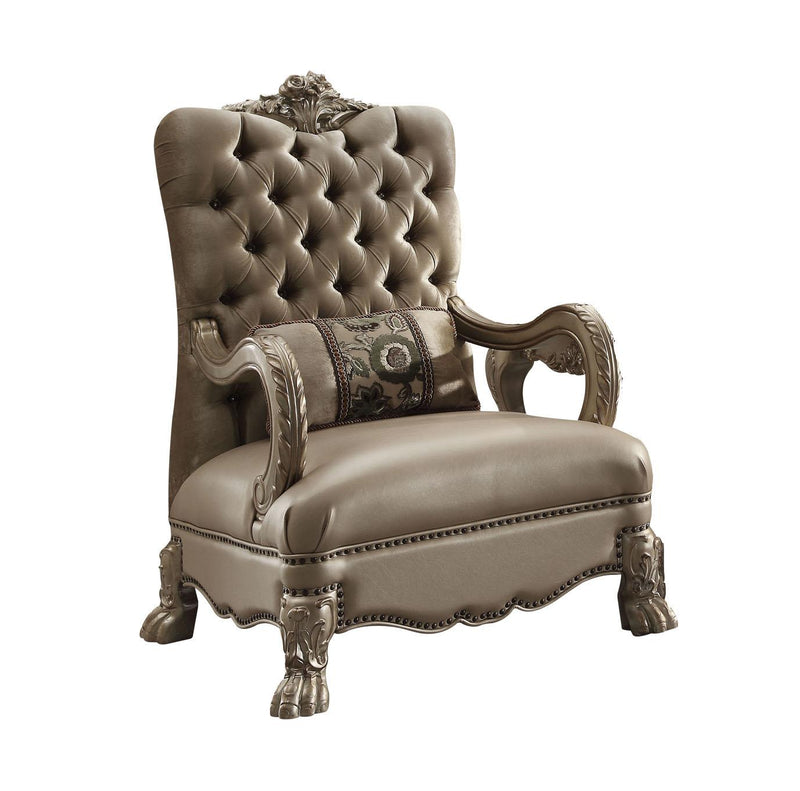 Bone Velvet, Gold Patina 