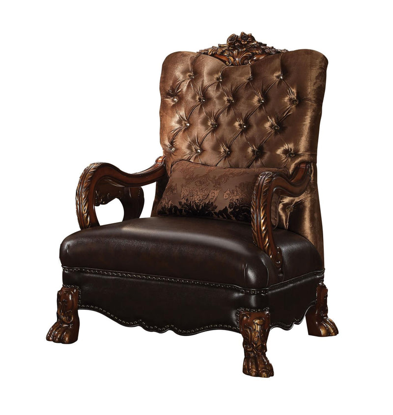 Constantine Accent Chair - Cherry Oak