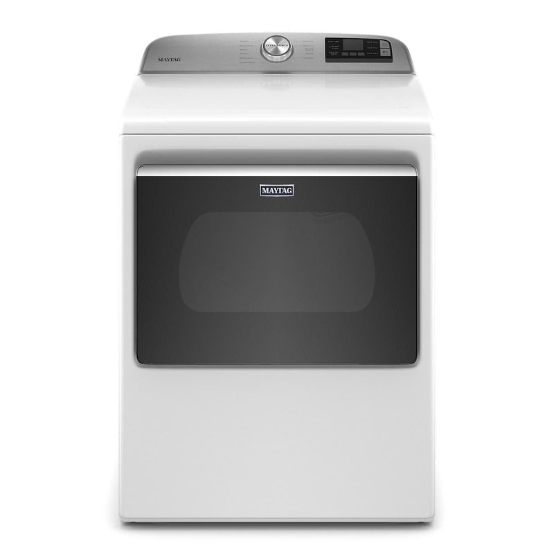 Maytag White Smart Electric Dryer (7.4 Cu.Ft.) - YMED6230HW