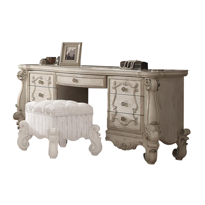 Escalera Vanity Desk - Bone White