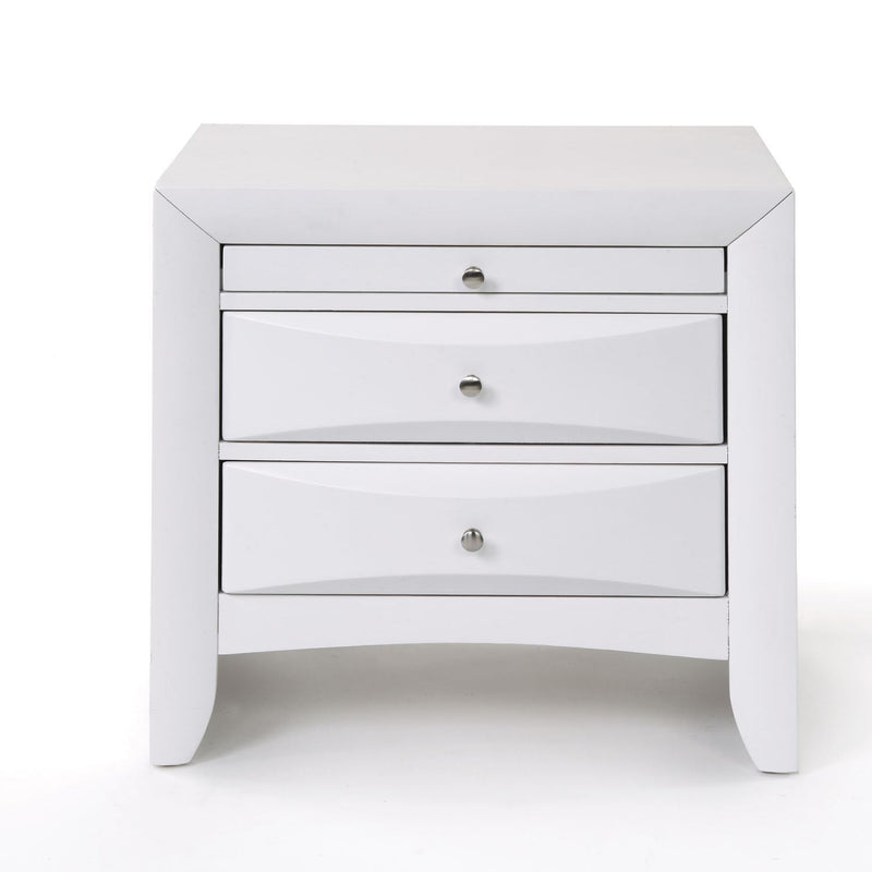 Hillary Night Table - White