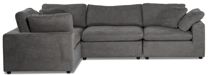 Millhaven 4-Piece Modular Sectional - Grey