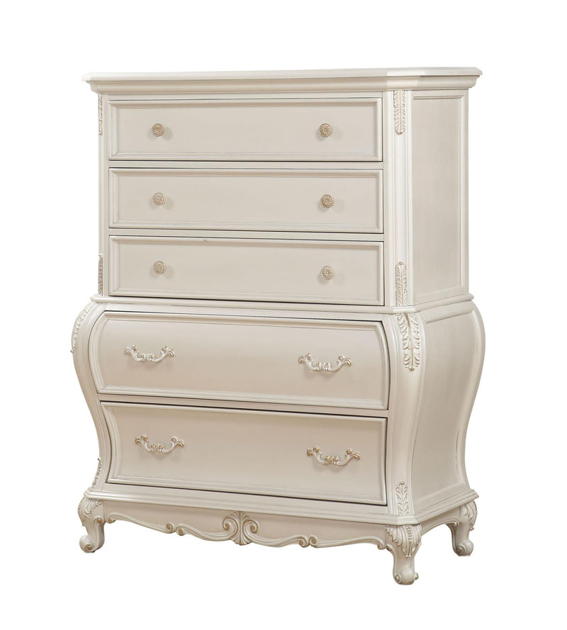 Dauphine Chest - Pearl White