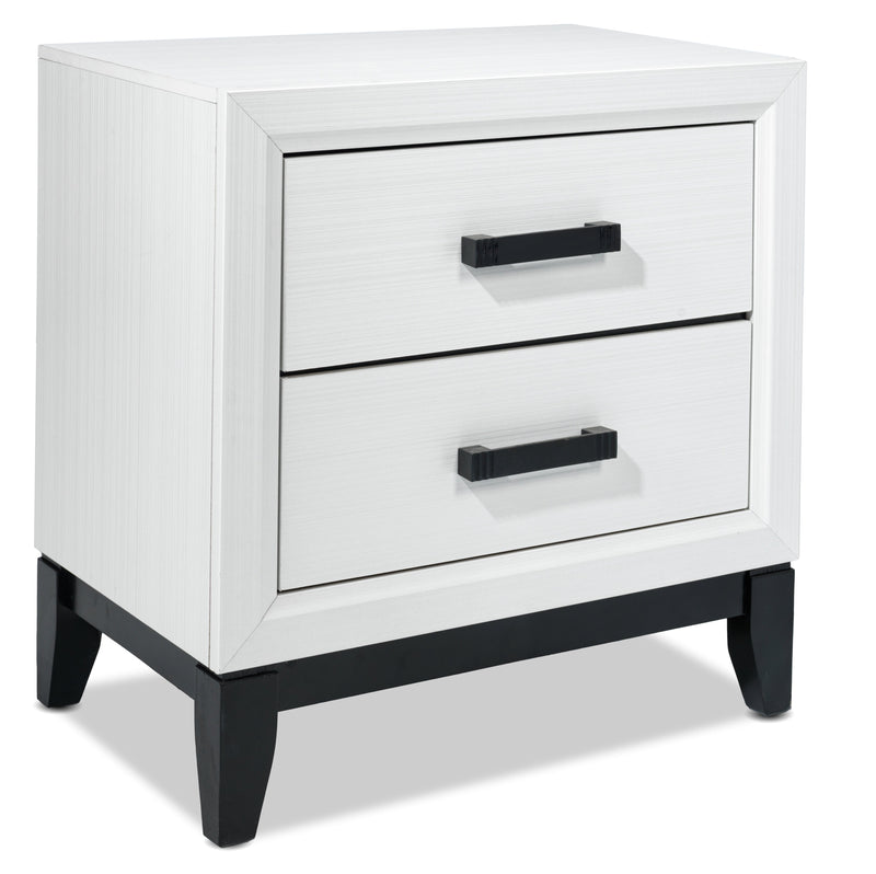 Alive Night Table - White/Black