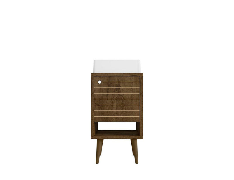 Lekedi 18" Bathroom Vanity Sink - Rustic Brown