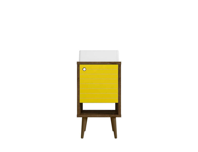 Lekedi 18" Bathroom Vanity Sink - Rustic Brown/Yellow