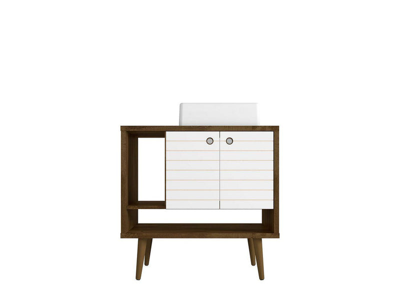 Rustic Brown,White