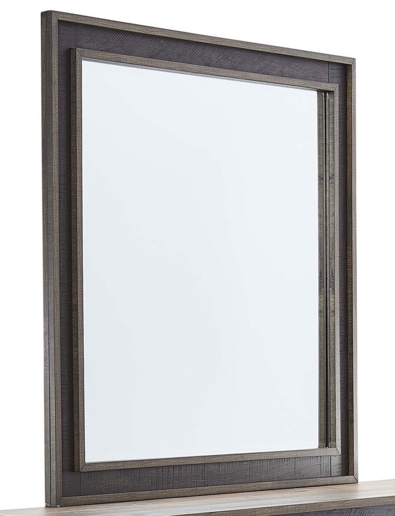 Dunbar Mirror - Weathered Brown