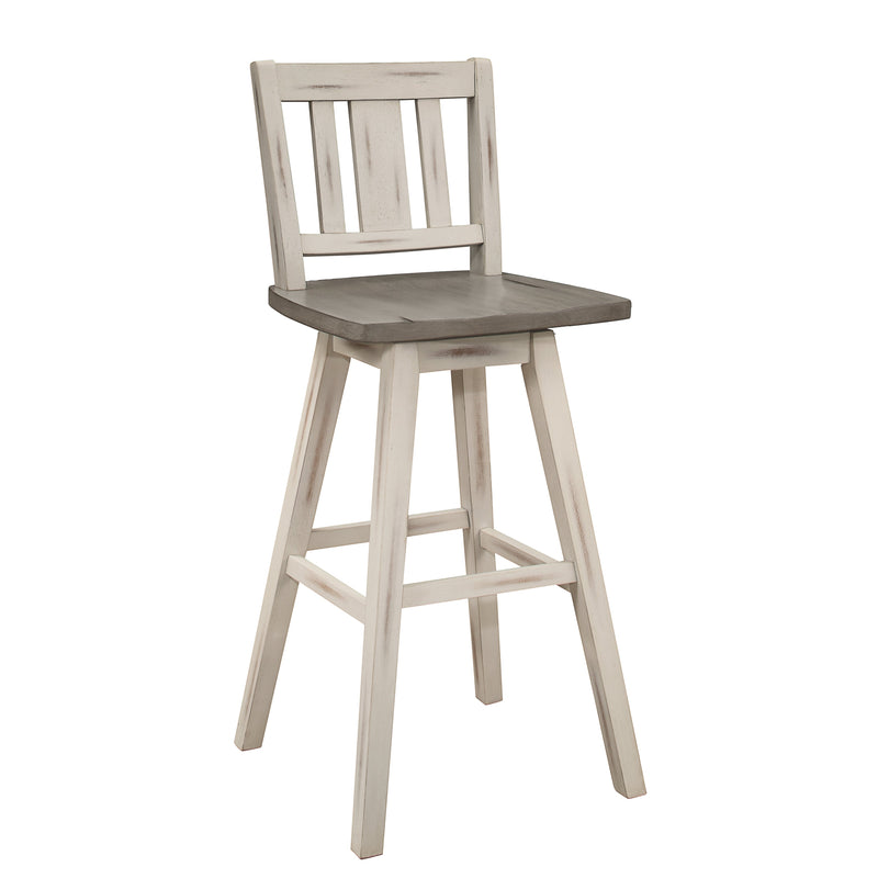 Maude Bar-Height Dining Chair - White/Grey